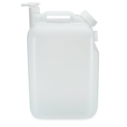 5 gal Natural HDPE Vented Space Saver Carboys (Cap & Dispensing Spigot)