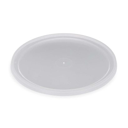 6.6" Clear PP Plastic Round Tamper-Evident Snap-Lock Lids