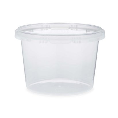 16 oz Clear PP Plastic Round Snap-Lock Containers