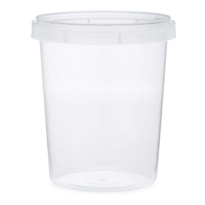 32 oz Clear PP Plastic Round Snap-Lock Containers