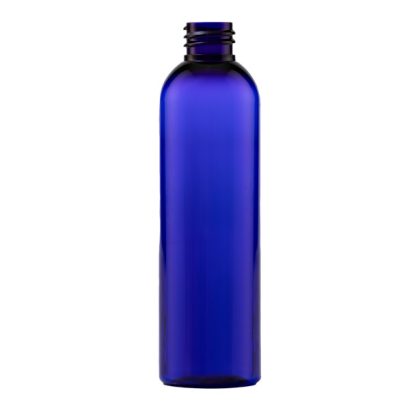 4 oz Blue PET Plastic Bullet Bottle (Cap Not Included)