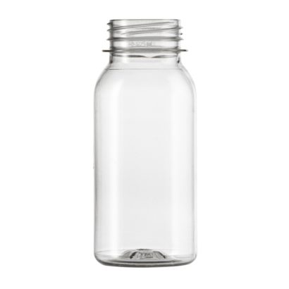 2 oz Clear PET Plastic Beverage Bottle (Cap Not Included)