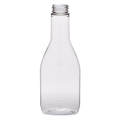 12 oz Clear PET Sauce Bottles (Cap Not Included)