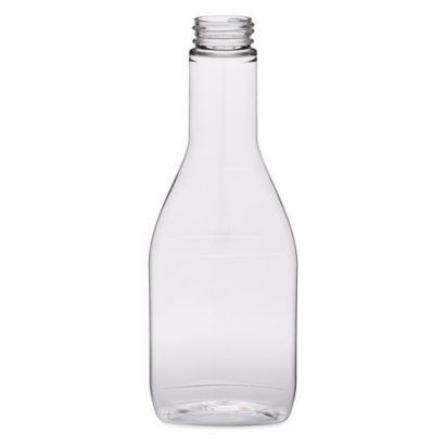 12 oz Clear PET Sauce Bottles (Cap Not Included)
