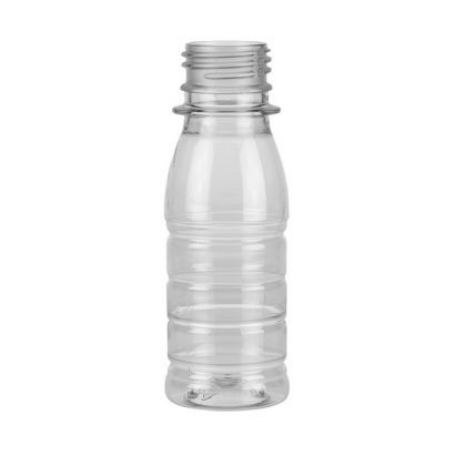 2.5 oz Clear PET Plastic Round Beverage Bottles (Cap Not Included)