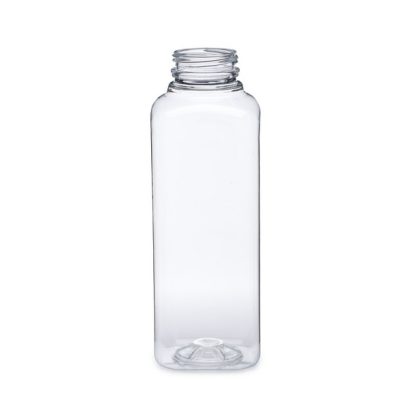 PET Arched Square Beverage Bottles