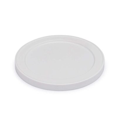 300 dia White LDPE Plastic Snap-Lock Lids