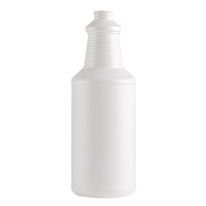 32 oz White HDPE Plastic Spray Bottle