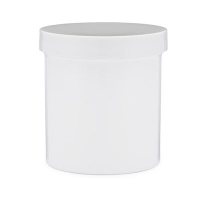 PP-PS Plastic Double Wall Straight Base Jars with Smooth Cap