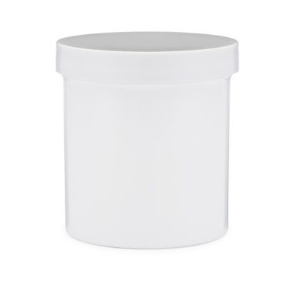 PP-PS Plastic Double Wall Straight Base Jars with Smooth Cap