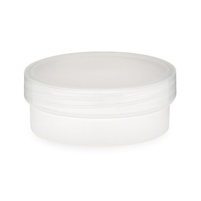 2.67 oz Natural PP Plastic Round Low Profile Jar with Natural Cap