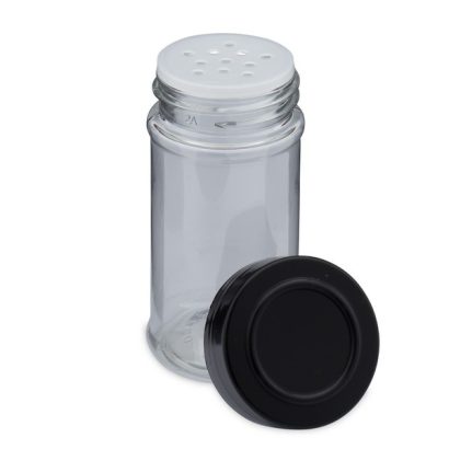 PET Plastic Spice Jars with Sifter Fitment & Cap
