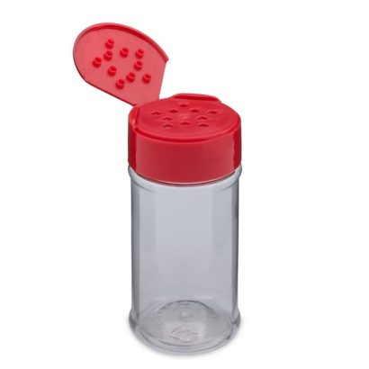 PET Plastic Spice Jars with Flip & Sift Cap