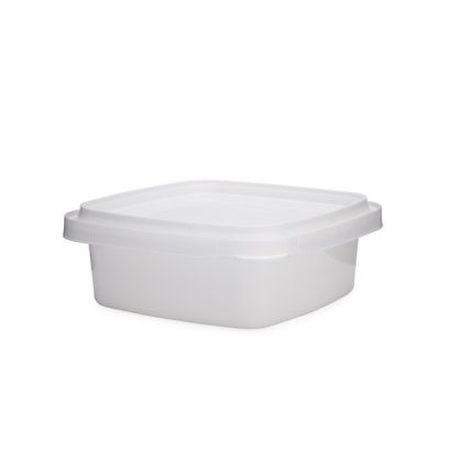 Plastic Oblong Snap-Lock Containers with Tamper-Evident Lid