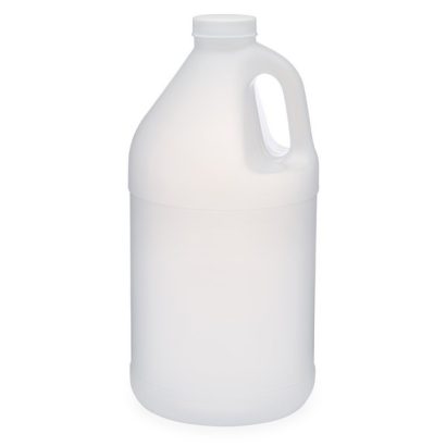 Bulk Packed HDPE Plastic Industrial Round Grab-N-Go Jugs with Cap