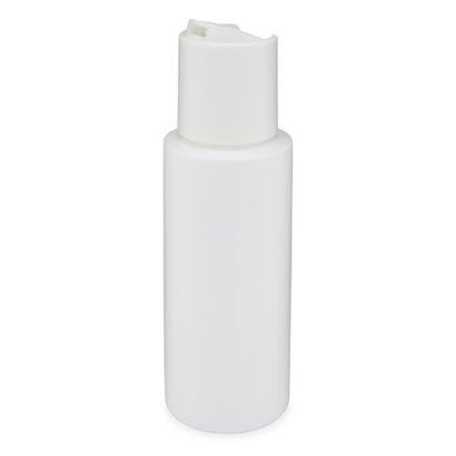 HDPE Plastic Cylinder Bottles with Disc Top Cap