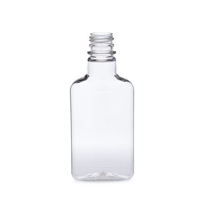 Clear PET Plastic Flasks