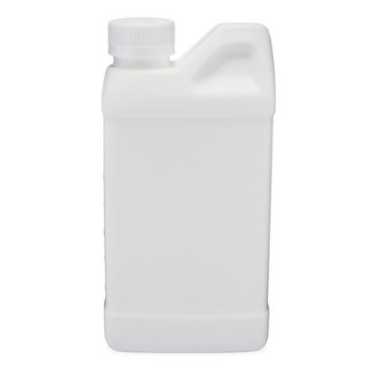 HDPE Plastic Fluorinated Barrier F-Style Bottles with Sight Gauge, Graduations and CR Capable Cap