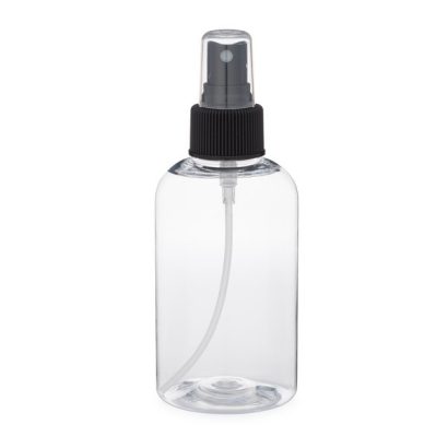 PET Squat Boston Round Bottles with Fine Mist Sprayer