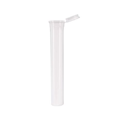 116mm White Plastic Cannabis Tube