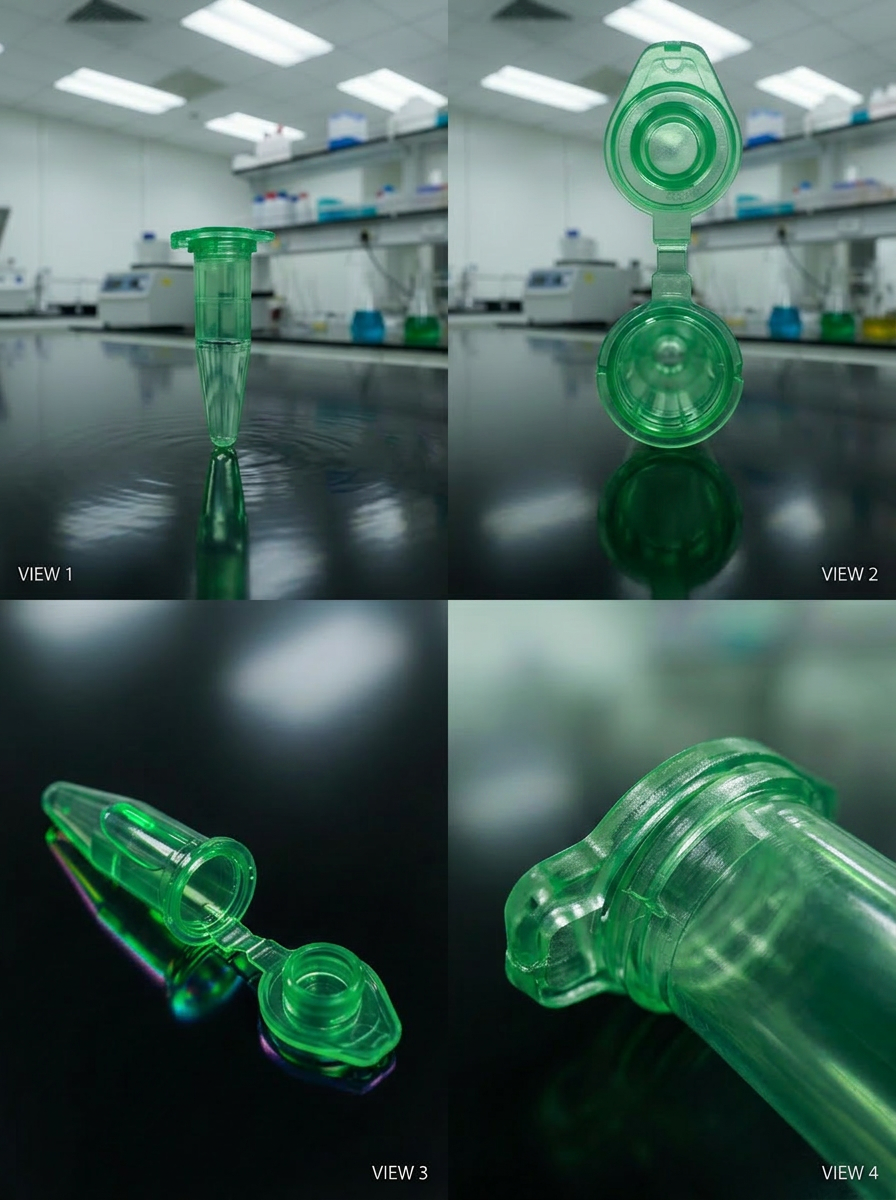 Graduated Microcentrifuge Tubes 1ml - Green - Image 4
