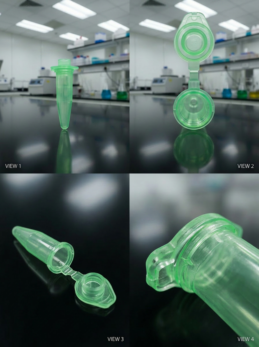Graduated Microcentrifuge Tubes 1ml - Green - Image 2