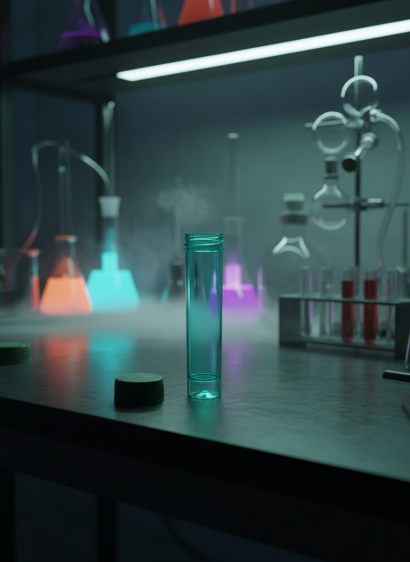 Screw Cap and tube - 8mL Blue