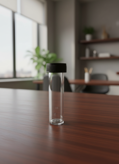 Clear Glass Vial 12mL with Screw Cap